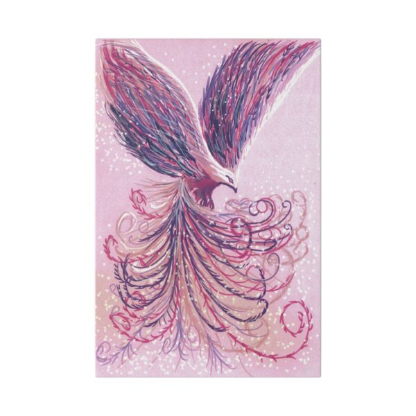 15412066009000994857_2048.jpeg Phoenix Canvas Wall Art, Boho Home Decor, Bird Painting, Colorful Art Print, Unique Gift for Art Lovers, Inspirational Decor