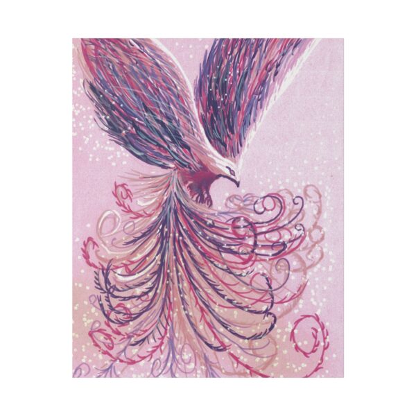 15492980359615394036_2048.jpeg Phoenix Canvas Wall Art, Boho Home Decor, Bird Painting, Colorful Art Print, Unique Gift for Art Lovers, Inspirational Decor