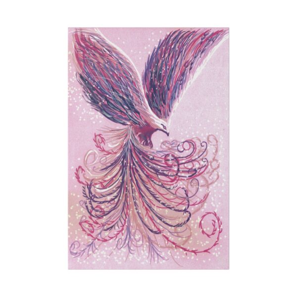 18050872926260597555_2048.jpeg Phoenix Canvas Wall Art, Boho Home Decor, Bird Painting, Colorful Art Print, Unique Gift for Art Lovers, Inspirational Decor