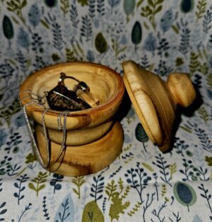 Whimsical Wooden Trinket Box