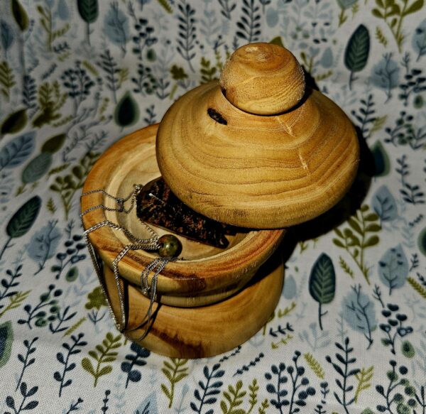 Whimsical Wooden Trinket Box