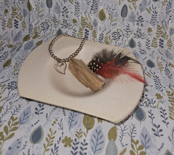 Light Natural Wooden Trinket Bowl – Handmade Jewellery & Keepsake Dish