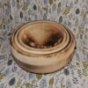 20250917_165741 Burned Wooden Deep Storage Bowl – Rustic Handmade Keepsake & Décor Dish