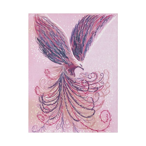 2092510519778334669_2048.jpeg Phoenix Canvas Wall Art, Boho Home Decor, Bird Painting, Colorful Art Print, Unique Gift for Art Lovers, Inspirational Decor
