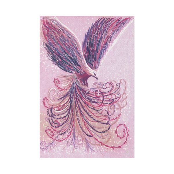 6569159289024375284_2048.jpeg Phoenix Canvas Wall Art, Boho Home Decor, Bird Painting, Colorful Art Print, Unique Gift for Art Lovers, Inspirational Decor