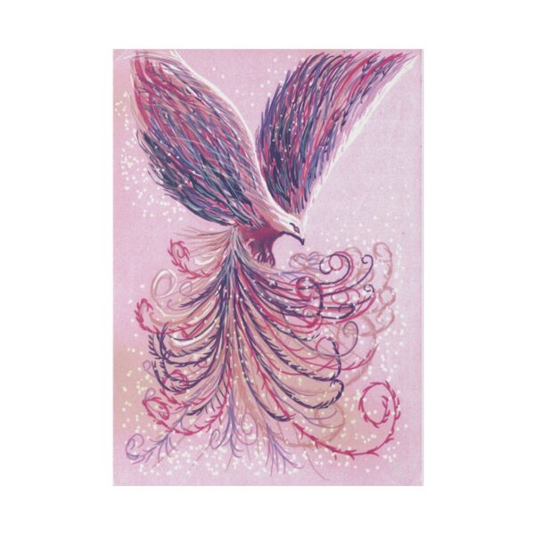 910482919580257836_2048.jpeg Phoenix Canvas Wall Art, Boho Home Decor, Bird Painting, Colorful Art Print, Unique Gift for Art Lovers, Inspirational Decor